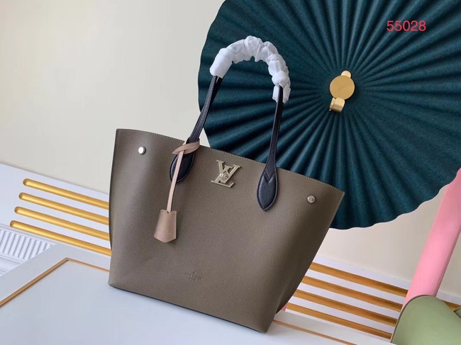 Fake Louis vuitton original LOCKME GO M55028 Khaki HY4047xE84
