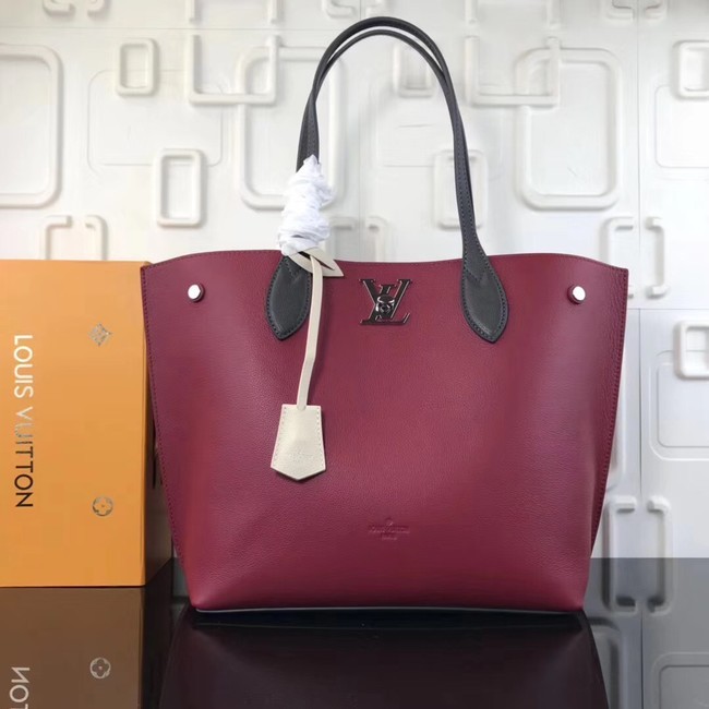 Fake Louis vuitton original LOCKME GO M55028 red HY16610tu77