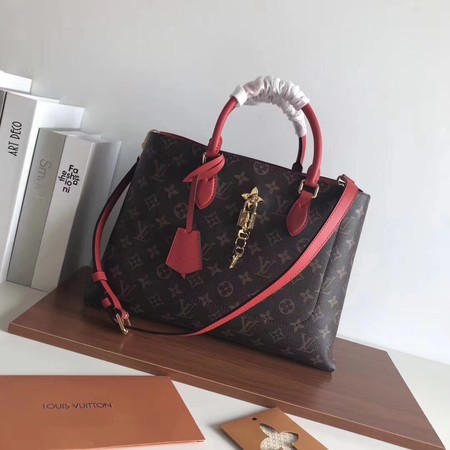 Fake Louis Vuitton Original Monogram Canvas Original TOTE FLEUR 43551 Red HY3466uQ71