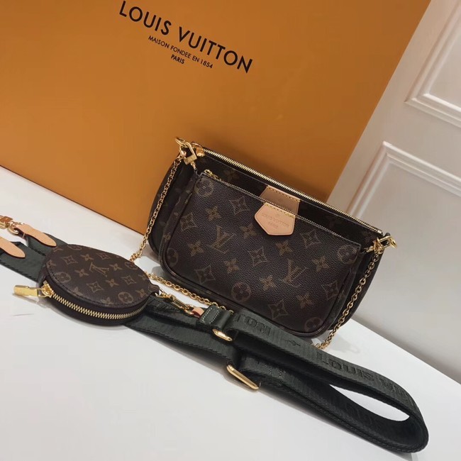 Fashion Louis Vuitton Monogram Canvas Original Leather M44823 Blackish green HY18242wc24