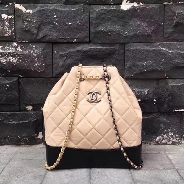 First-class Quality Chanel Hobo Bag Original Sheepskin Leather A92994 Apricot HY17548Sf41
