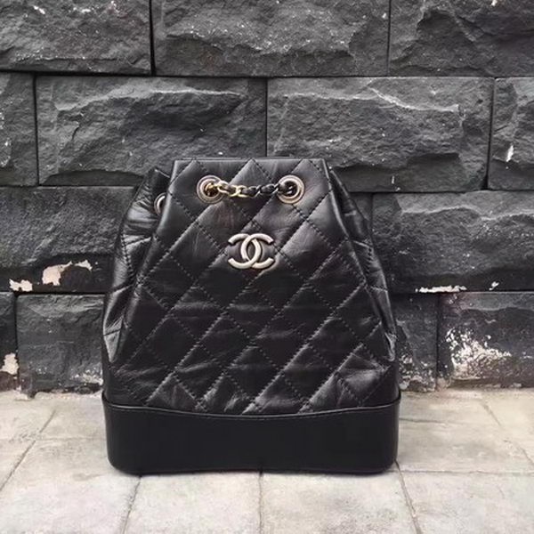 First-class Quality Chanel Hobo Bag Original Sheepskin Leather A92994 Black HY10978Sf41