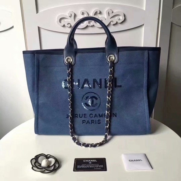 First-class Quality Chanel Medium Original Canvas Leather Tote Shopping Bag 66941B HY5138Sf41