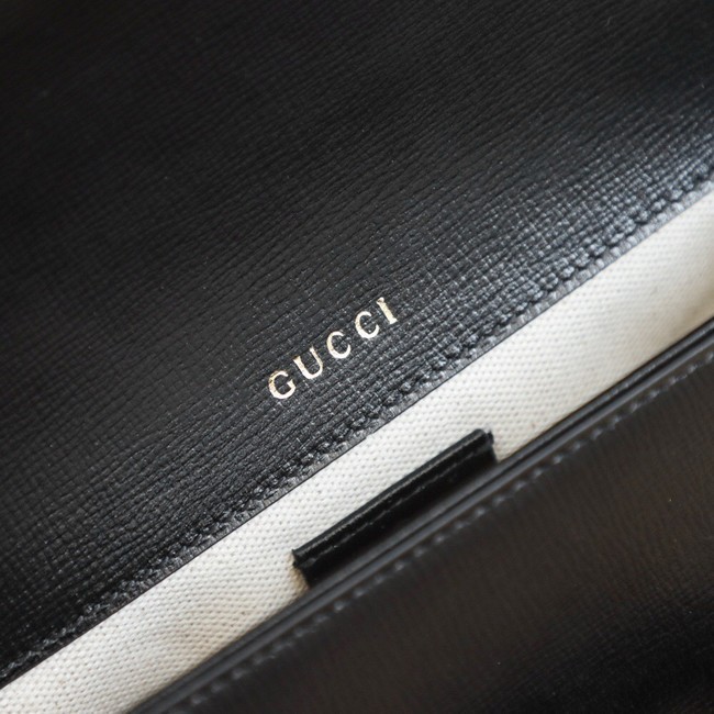 First-class Quality Gucci Horsebit 1955 mini bag 658574 Black HY26544fm32