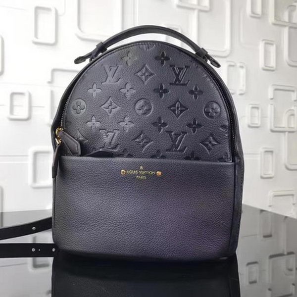 First-class Quality Louis Vuitton Monogram Empreinte SORBONNE BACKPACK M44016 Black HY19644xO55