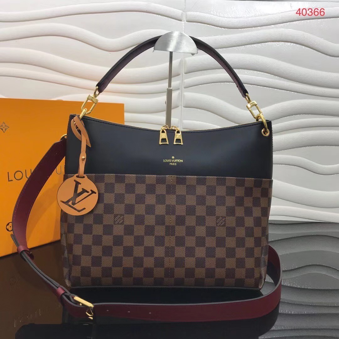 First-class Quality Louis Vuitton Original Damier Ebene Canvas M40366 black HY10519xO55