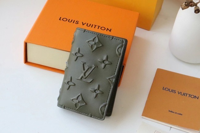 First-class Quality Louis Vuitton POCKER ORGANIZER SLENDER M80508 Khaki HY2854xO55