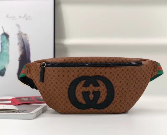 Gucci-Dapper Dan original belt bag 536416 brown HY17508sY95