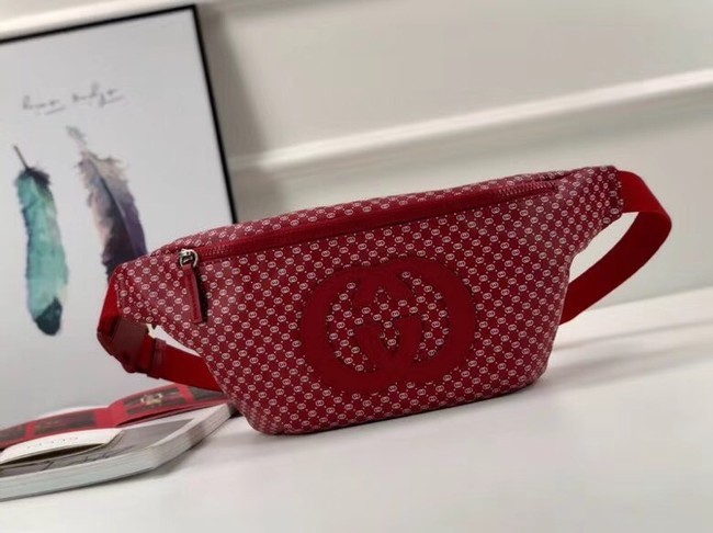 Gucci-Dapper Dan original belt bag 536416 red HY7151mm78