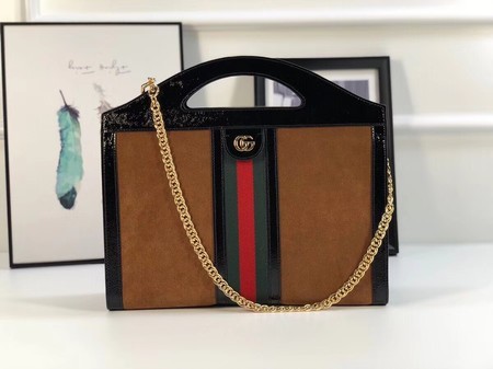 Gucci GG original suede leather ophidia Tote Bag 512957 Camel HY25202su78