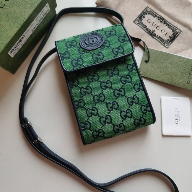 Gucci Horsebit 1955 mini bag 657582 green HY8944Xp72