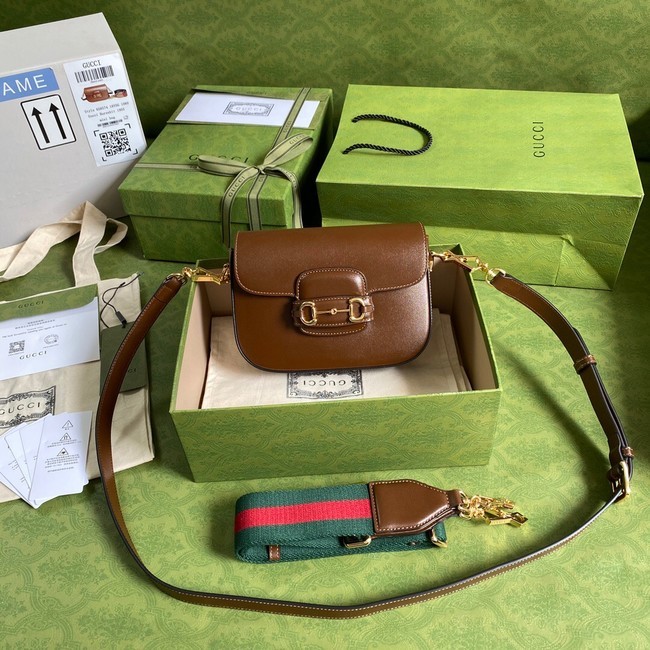 Gucci Horsebit 1955 mini bag 658574 caramel HY15025fJ40
