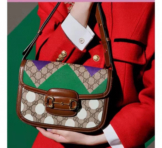 Gucci Horsebit 1955 shoulder bag 602204 Brown HY2504Oq54