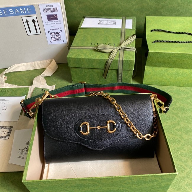 Gucci Horsebit 1955 small bag 677286 black HY19989tg76