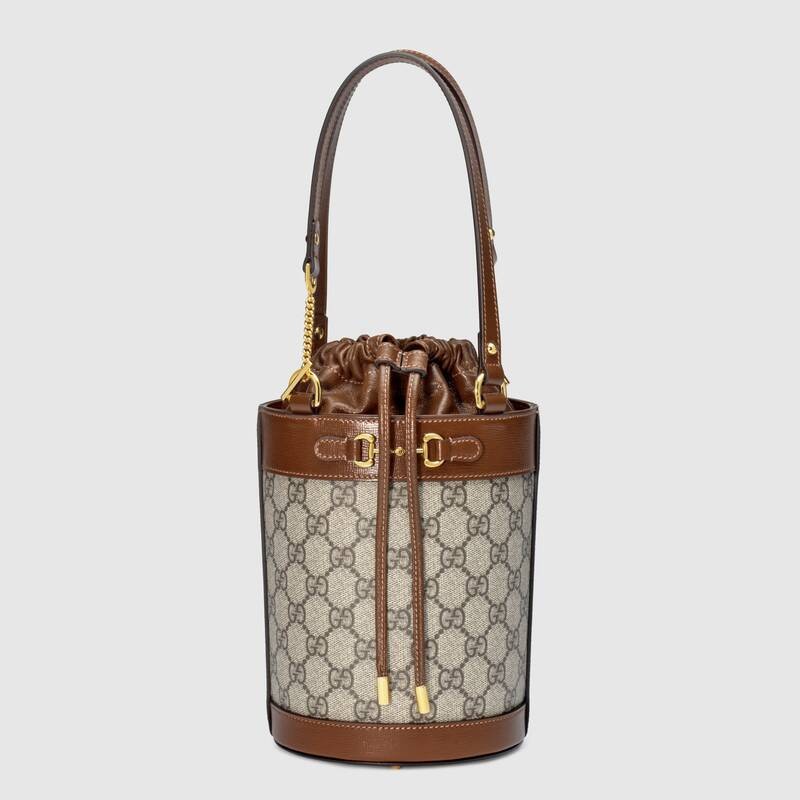 Gucci Horsebit 1955 small bucket bag 637115 brown HY10319Is79