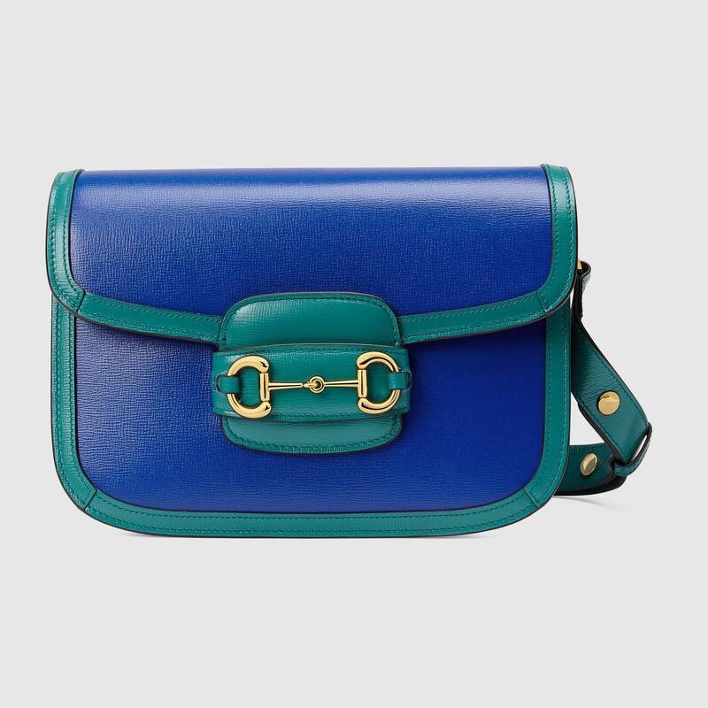 Gucci Horsebit 1955 small shoulder bag 602204 blue HY19484MO84