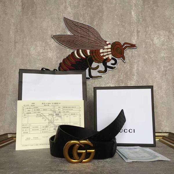 Gucci Original Calf Leather 4.0CM Belt 17419B HY17243vX95