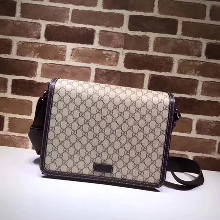 Gucci Original GG Canvas Messenger Bag 475432 Brown HY25491OG45