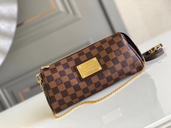 High Imitation Louis Vuitton Original Damier Ebene Canvas Eva Clutch N55213 HY10167bg96