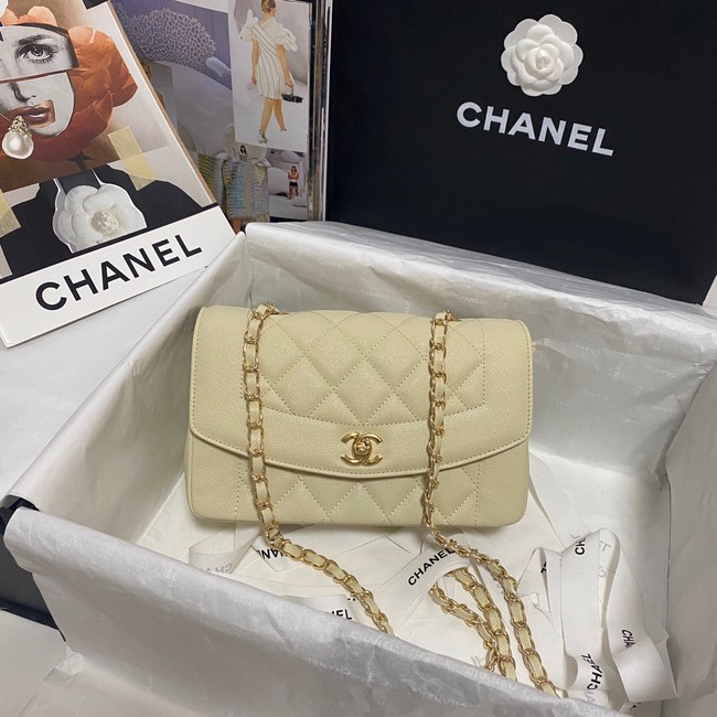 High Quality Chanel Flap Original Caviar Leather Shoulder Bag AS1488 cream HY2117BH97