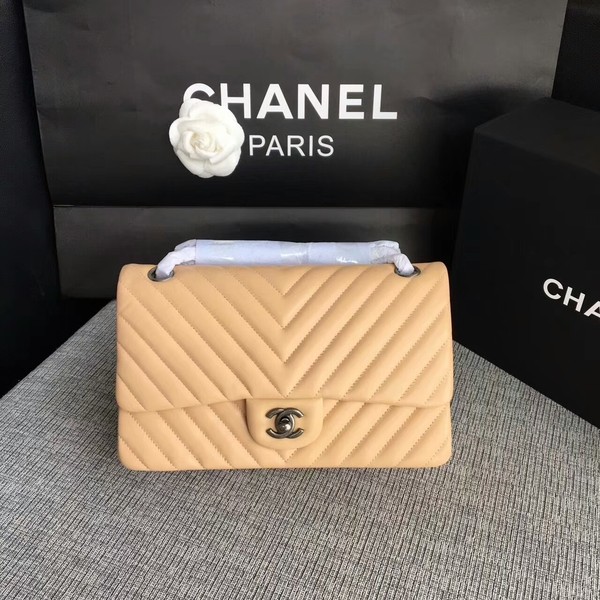 High Quality Chanel Flap Shoulder Bags Camel Original Sheepskin CF1112 Silver HY6497BH97