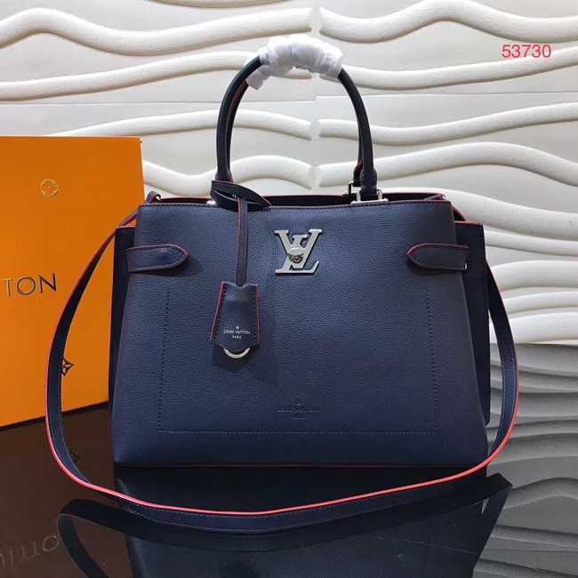 High Quality Louis Vuitton original LOCKME DAY M53730 Marine Rouge HY6621pR54