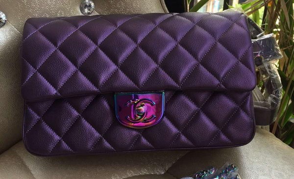 High Quality Replica Chanel 2.55 Series Flap Bag Original Lambskin A93133 Purple HY14424aR54