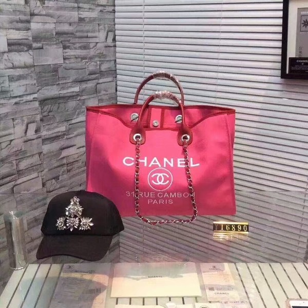 High Quality Replica Chanel Large Canvas Tote Shopping Bag CNA1679 Pink HY6759aR54