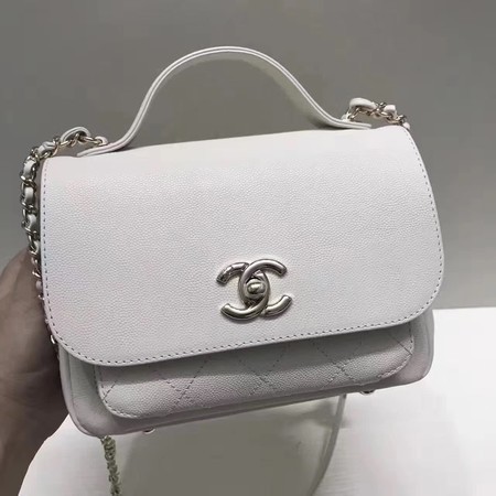 Imitation AAA Chanel Classic Flap Bag Original Leather CHA3269 White HY6788RP55