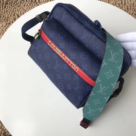 Imitation AAA Louis Vuitton Original Monogram Canvas Original MESSENGER M43843 blue HY10073RP55