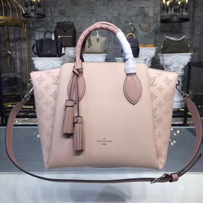 Imitation Cheap Louis Vuitton Original Mahina Leather HAUMEA M55029 Pink HY383fV17
