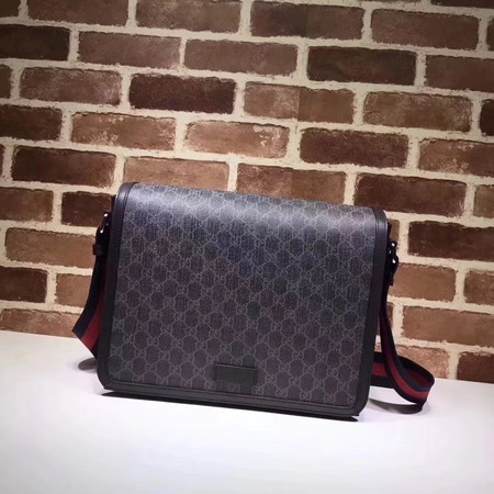 Imitation Gucci Original GG Canvas Messenger Bag 475432 Black HY2575Za30