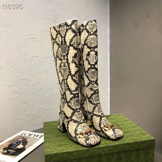 Imitation High Quality Gucci Womens knee-high boot with Horsebit 643889 HY12213Bo39