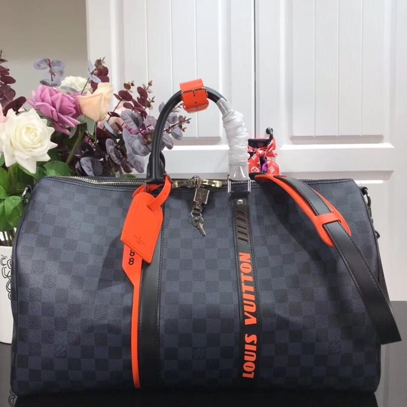 Imitation High Quality Louis Vuitton Original KEEPALL BANDOULIERE 45 Travel bag N40166 HY19878Bo39