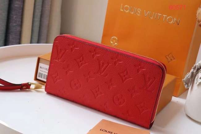 Imitation High Quality Louis Vuitton Original Monogram Empreinte Wallet M60571 red HY26083Bo39