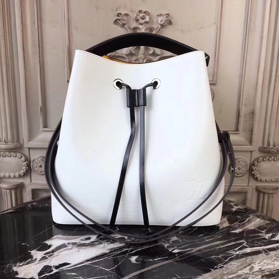 Imitation Louis Vuitton NEONOE original Epi leather 54369 white HY18097Dl40