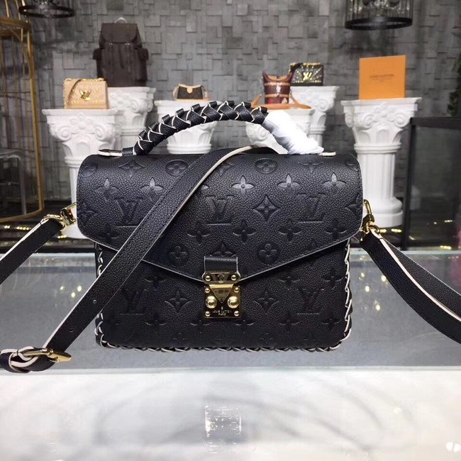 Imitation Louis vuitton original mongram empreinte POCHETTE METIS M43942 Noir HY11543Tm92