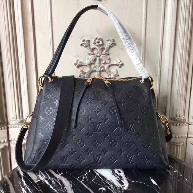 Imitation Louis vuitton original mongram empreinte PONTHIEU PM M43721 Black HY26492Dl40