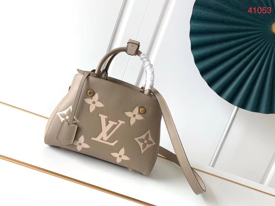 Imitation Louis Vuitton Original MONTAIGNE BB M45489 grey HY25783Xr29