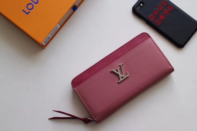 Imitation Louis Vuitton original ZIPPY LOCKME M62622 Rose HY18478Tm92