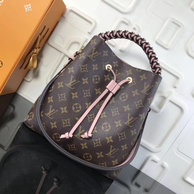Knockoff AAAAA Louis Vuitton Monogram Canvas Original NEONOE M43985 pink HY18979Jc39