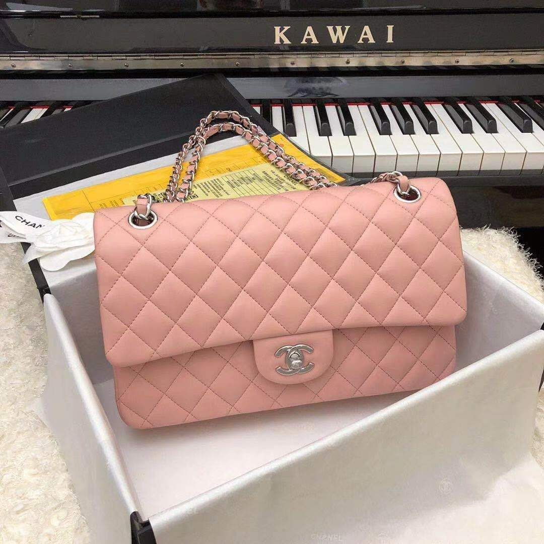Knockoff Best Chanel Jumbo Double Flaps Bags Original Sheepskin Leather Pink A36097 Gold HY13786sm35