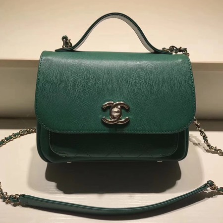 Knockoff Chanel Classic Flap Bag Original Leather CHA3269 Green HY433JF45