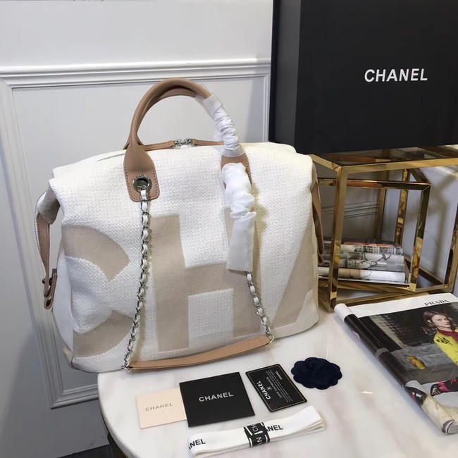 Knockoff Chanel large shopping bag C3403 cream HY22774vf92
