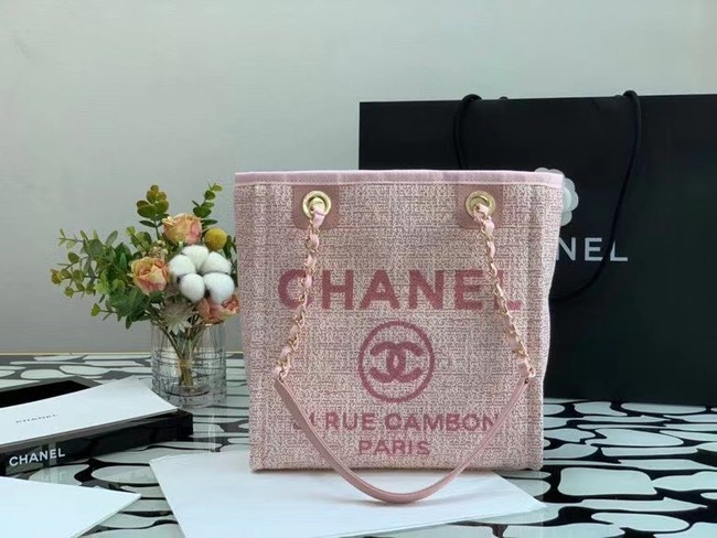 Knockoff Chanel small Shopping bag A66940 pink HY6437yN38