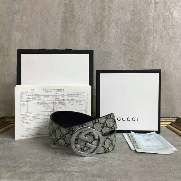 Knockoff Gucci Original Calf Leather 4.0CM Belt 68885D HY4818cS18