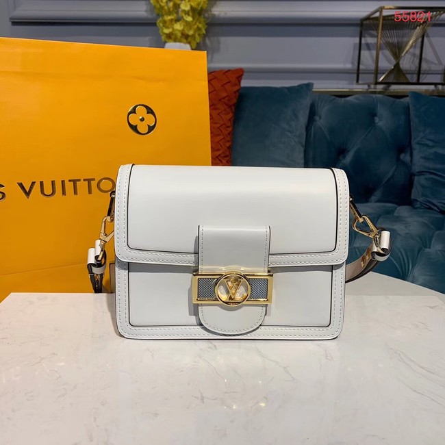 Knockoff Louis vuitton original DAUPHINE MM M55735 white HY23063JF45