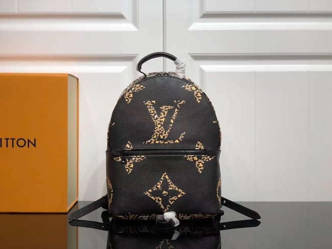 Knockoff Louis Vuitton Original PALM SPRINGS Backpack M44718 black HY8484tp21