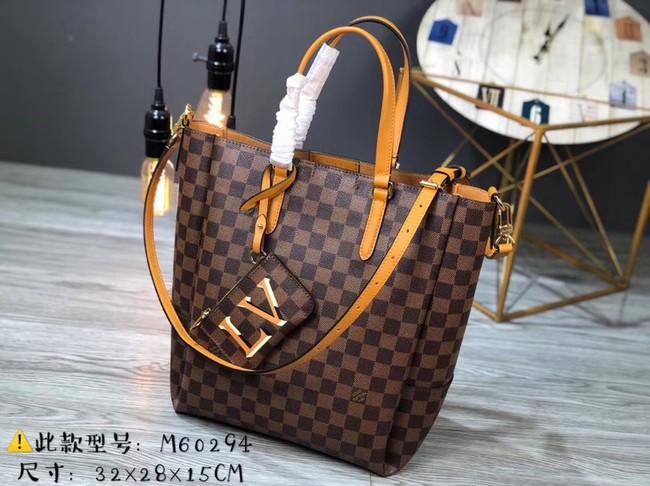 Louis Vuitton Damier Ebene Canvas Original Leather M62094 brown HY21652bT70
