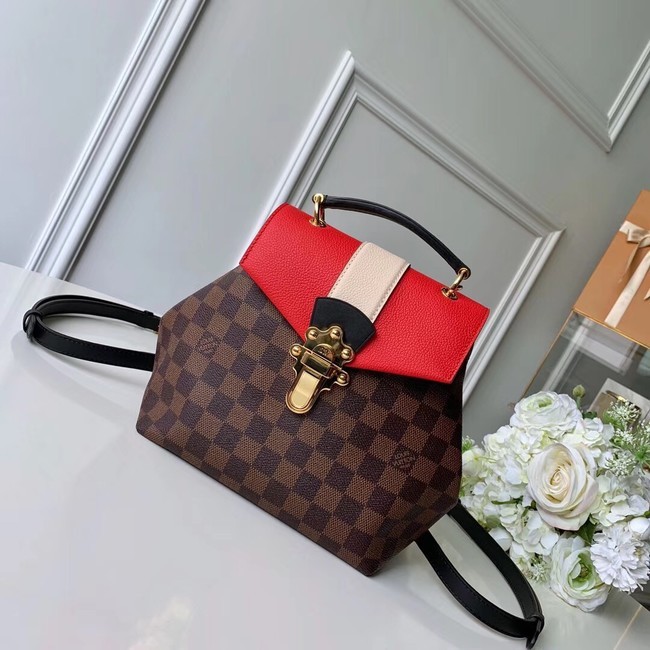 Louis vuitton hot springs backpack Original leather CLAPTON M42259 red HY2998vN22
